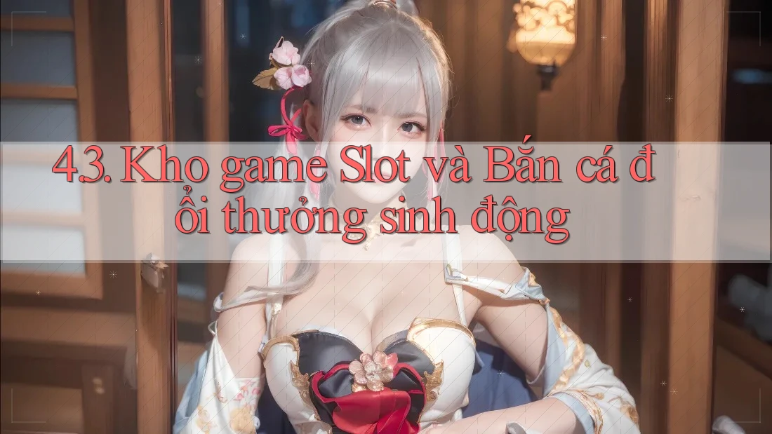 4. 3. Kho game Slot và Bắn cá đổi thưởng sinh động