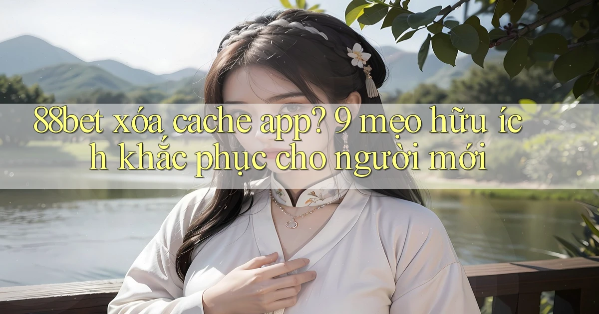 88bet xóa cache app 9 mẹo hữu ích khắc phục cho người mới