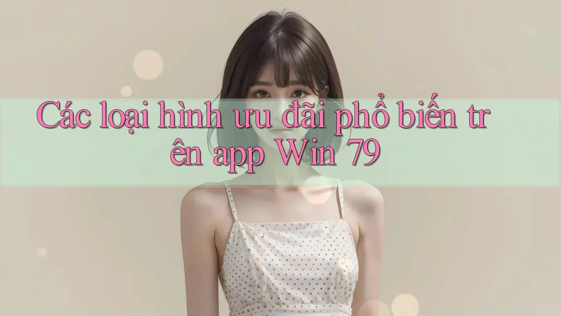 Các loại hình ưu đãi phổ biến trên app Win 79