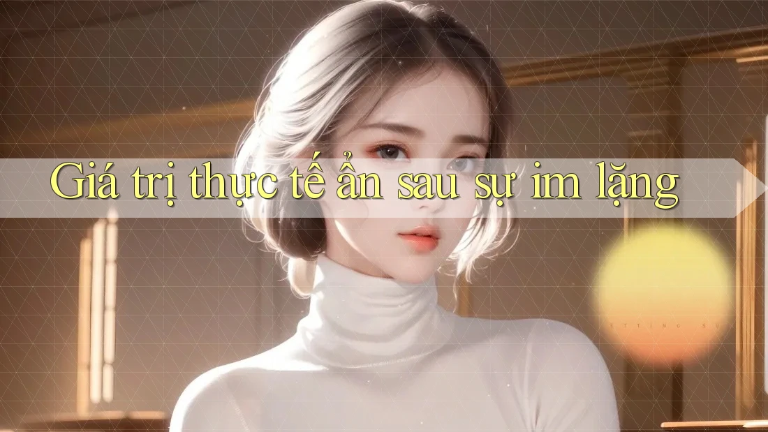 Giá trị thực tế ẩn sau sự im lặng