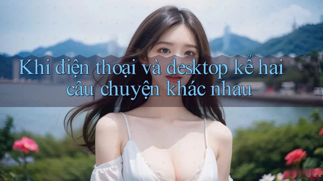 Khi điện thoại và desktop kể hai câu chuyện khác nhau