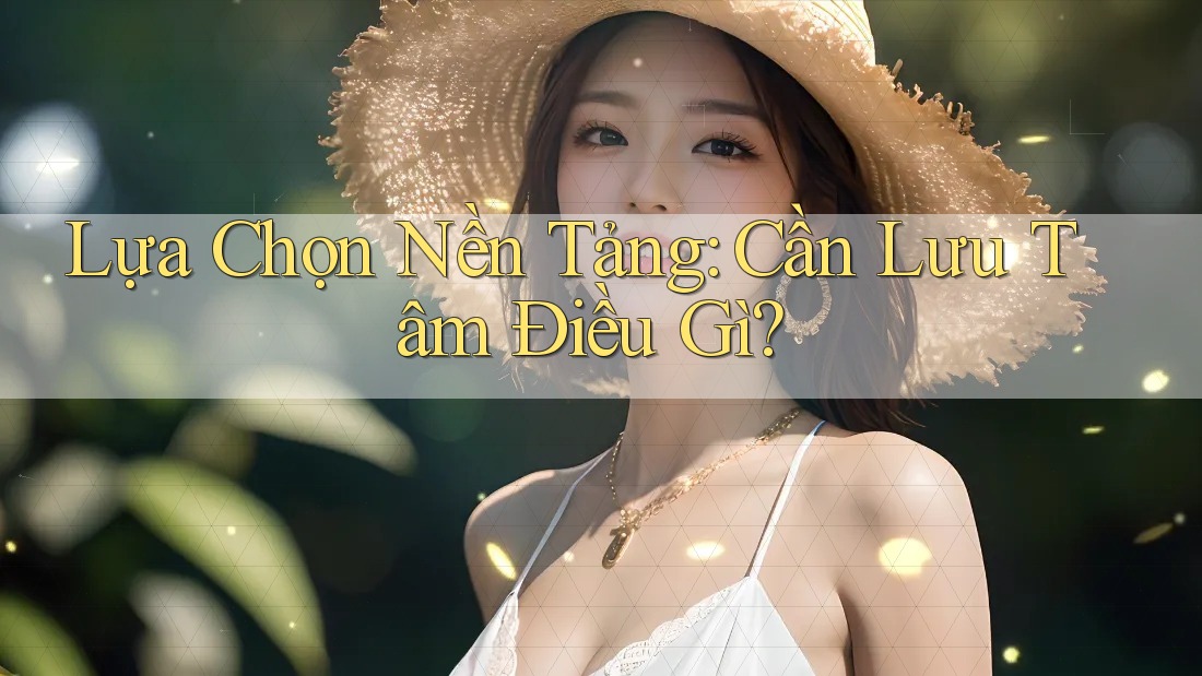 Lựa Chọn Nền Tảng: Cần Lưu Tâm Điều Gì?