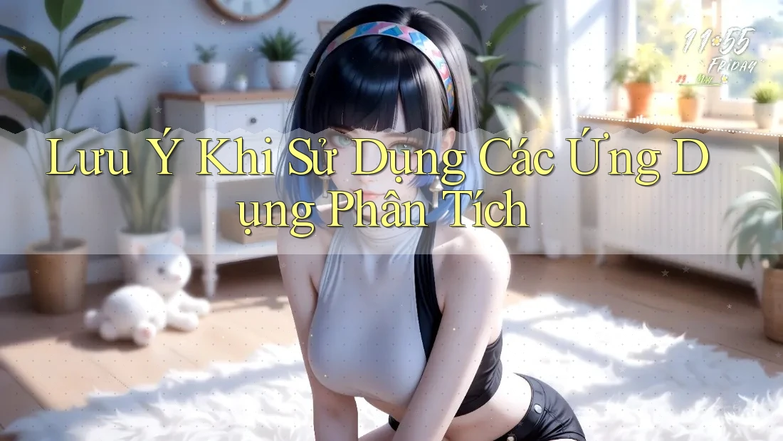 Lưu Ý Khi Sử Dụng Các Ứng Dụng Phân Tích