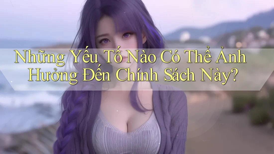 Những Yếu Tố Nào Có Thể Ảnh Hưởng Đến Chính Sách Này?