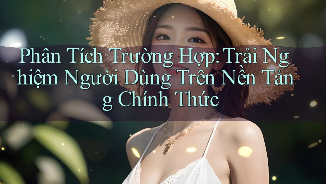 Phân Tích Trường Hợp: Trải Nghiệm Người Dùng Trên Nền Tảng Chính Thức Phân Tích Trường Hợp: Trải Nghiệm Người Dùng Trên Nền Tảng Chính Thức
