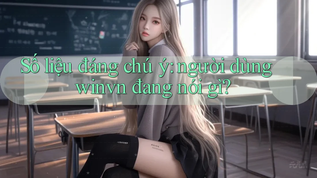 Số liệu đáng chú ý: người dùng winvn đang nói gì?
