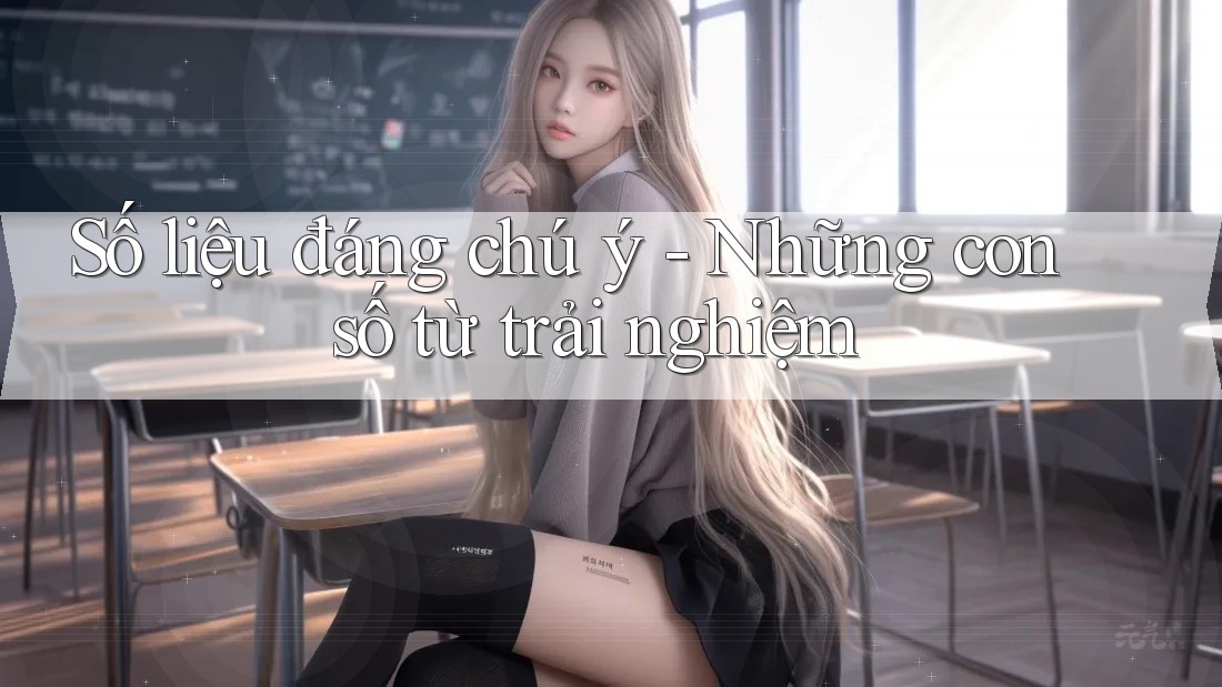 Số liệu đáng chú ý – những con số từ trải nghiệm