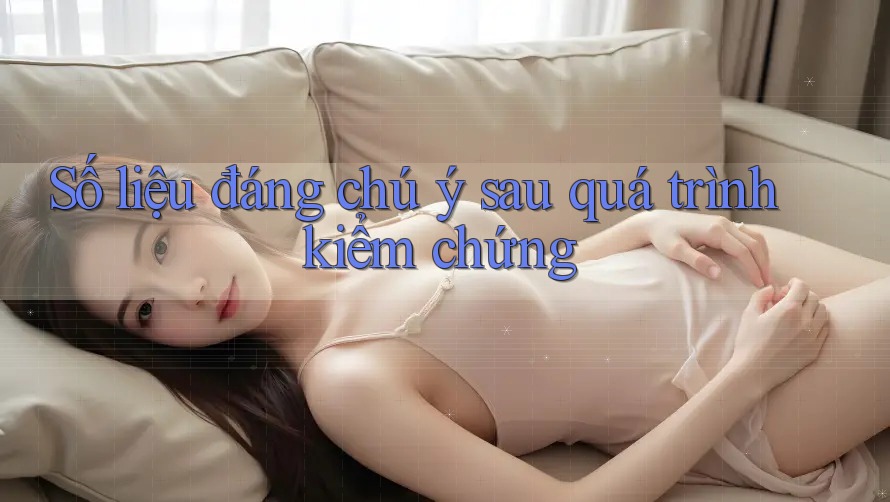 Số liệu đáng chú ý sau quá trình kiểm chứng