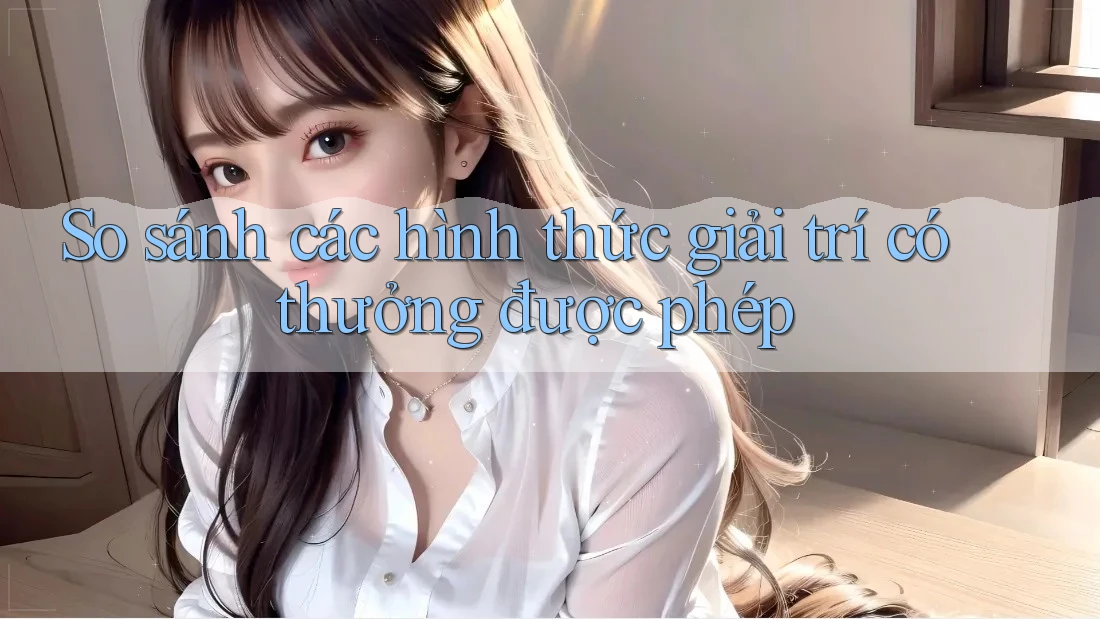 So sánh các hình thức giải trí có thưởng được phép