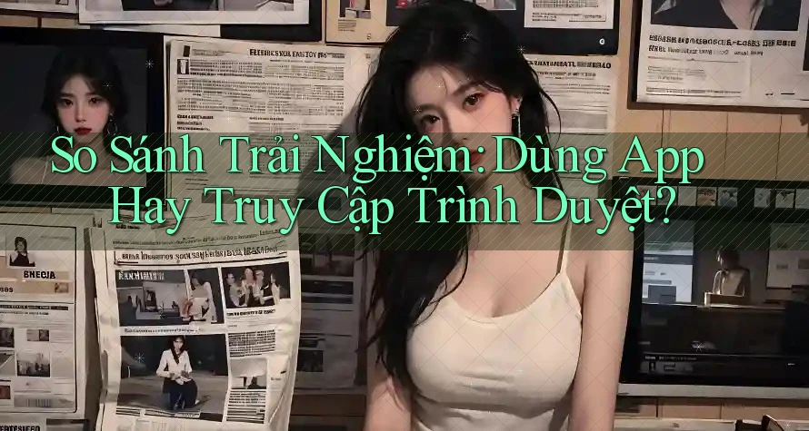 So Sánh Trải Nghiệm: Dùng App Hay Truy Cập Trình Duyệt?