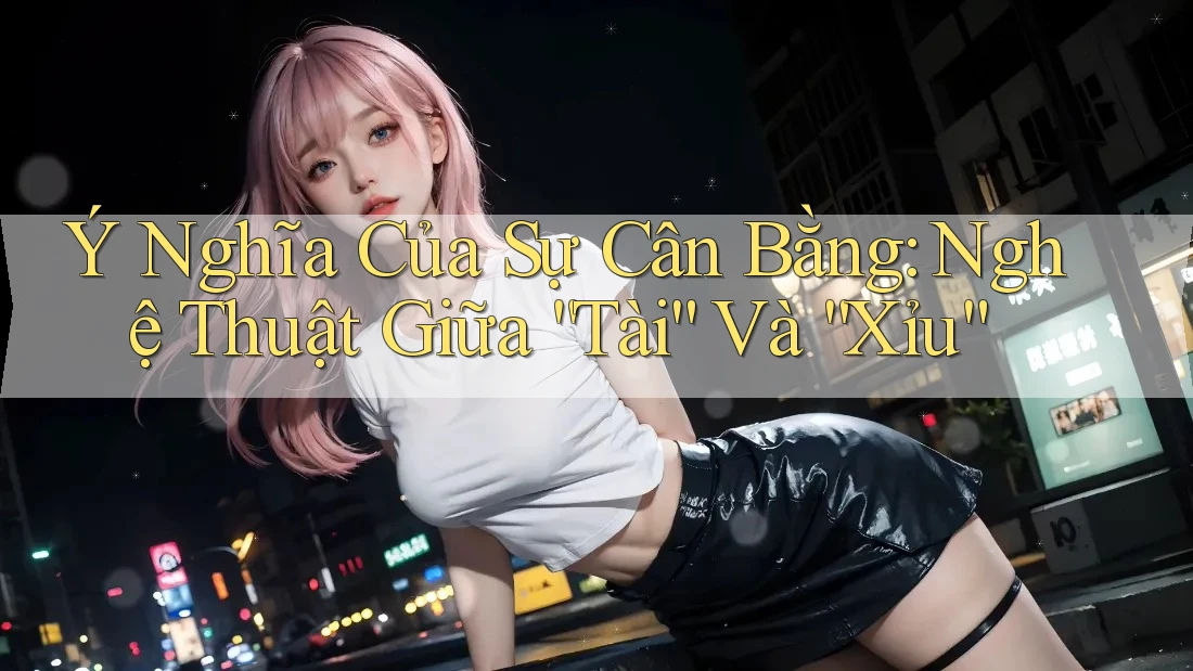 Ý Nghĩa Của Sự Cân Bằng: Nghệ Thuật Giữa “Tài” Và “Xỉu”